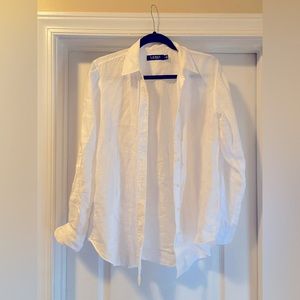 100% linen, Ralph Lauren shirt, size medium